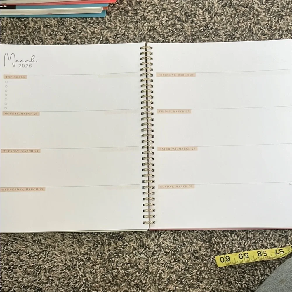 Rachel Parcell Pink Floral Planner